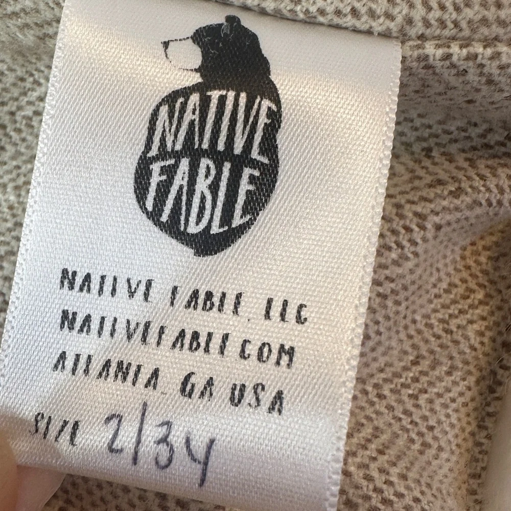 Native Fable Polar Bear 2-3Y Toddler‎ Bonnet Faux Fur Ivory Handmade Small Shop